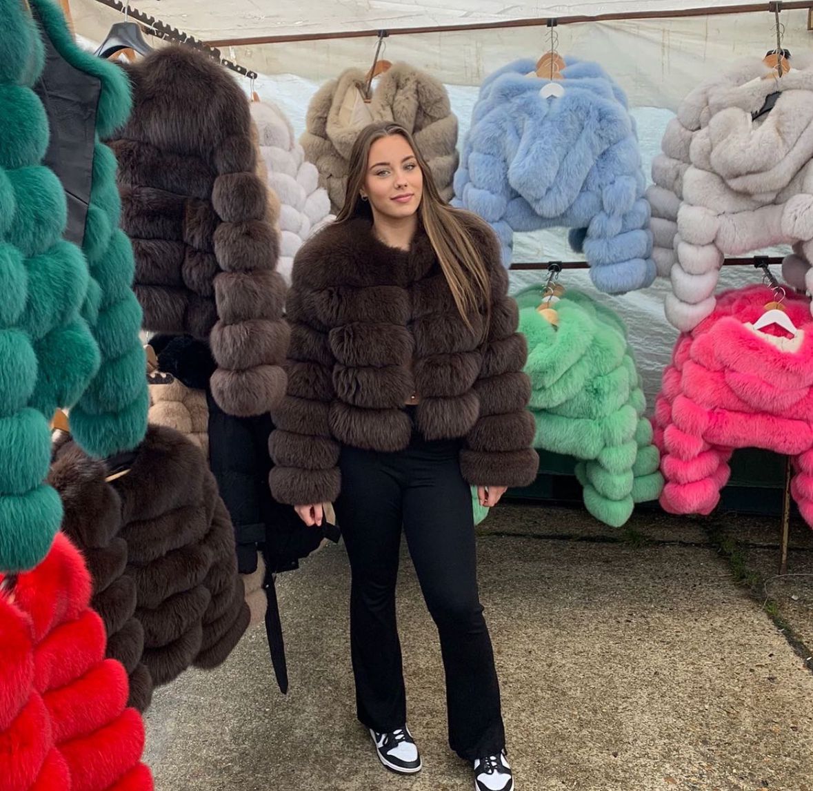 Laura Jane Paris Luxury Coat ' Quebec ' Royal brown – ESSEX COUTURE