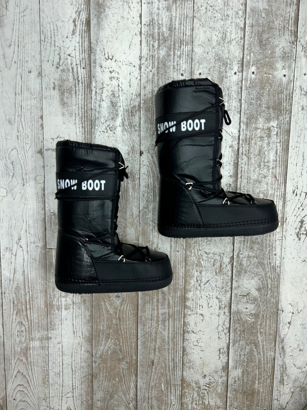 Luxury Limited Edition Short Snow Boots ‘Mont Blanc’ Royal black
