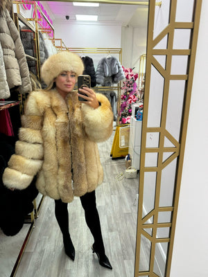 V.I.P Laura Jane Paris Saga Fur Luxury Coat ‘ Dubai  ‘