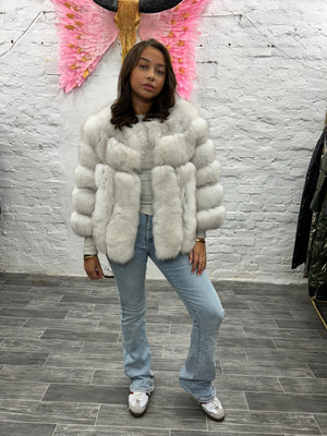 Laura Jane Paris Luxury Coat ‘ Iyanah‘ Royal Natural