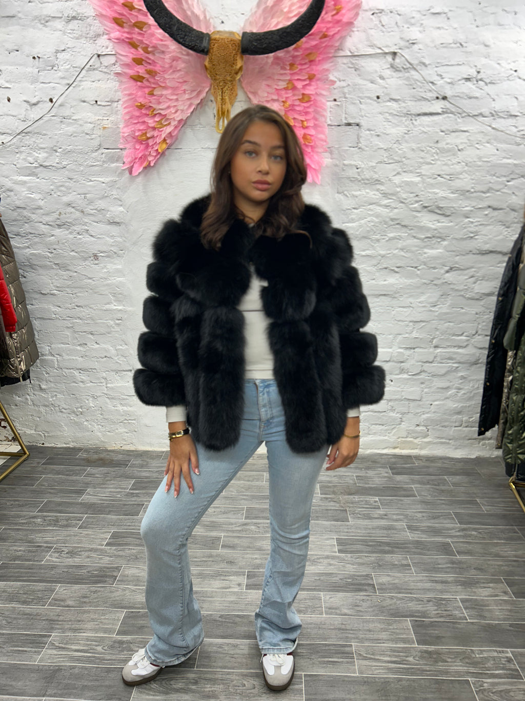 Laura Jane Paris Luxury Coat ‘ Iyanah‘ Royal Black