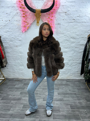 Laura Jane Paris Luxury Coat ‘ Iyanah‘ Royal Brown