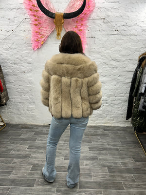 Laura Jane Paris Luxury Coat ‘ Iyanah‘ Royal Beige