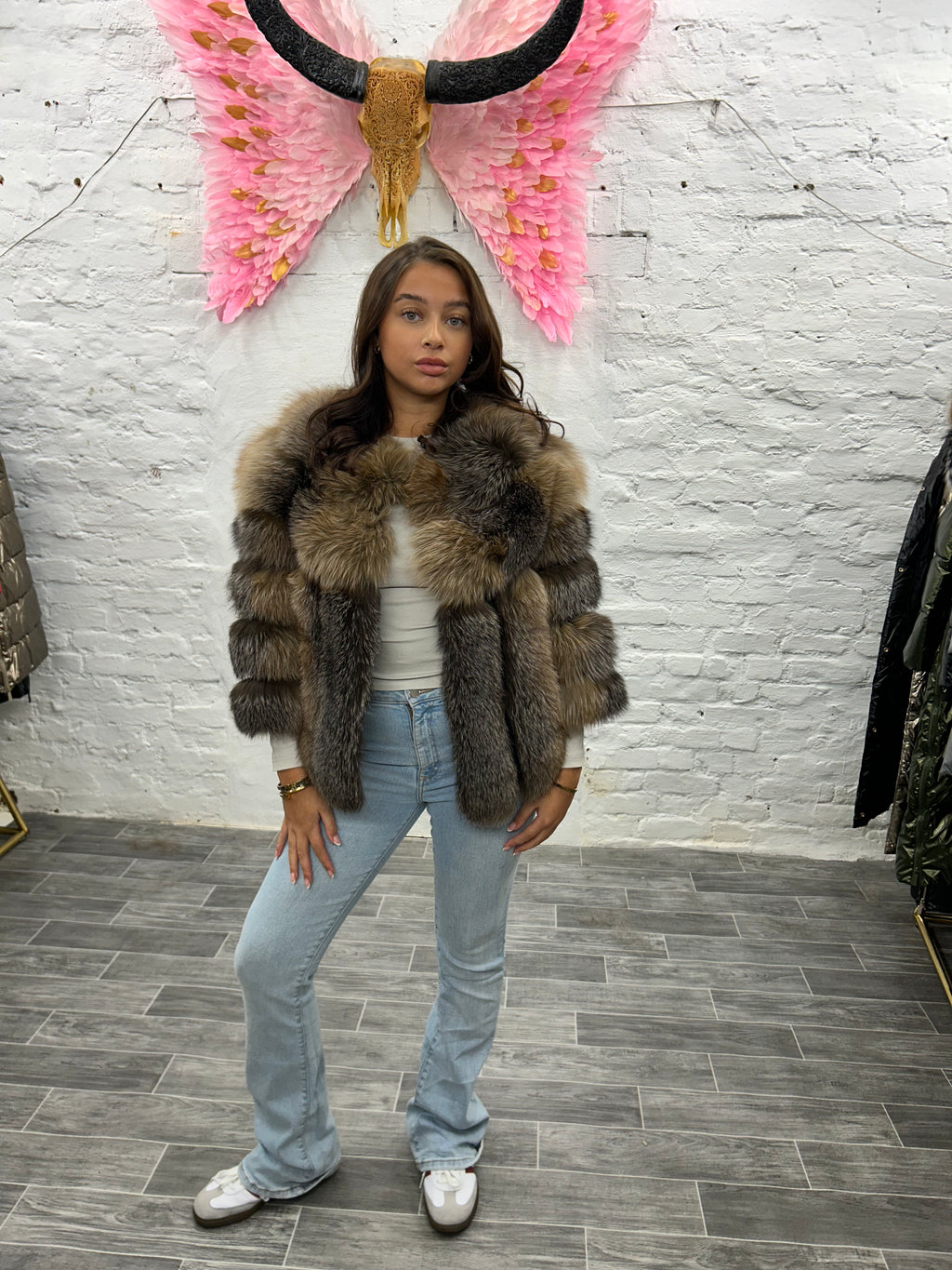 V.I.P Laura Jane Paris Saga Fur Luxury Coat ‘ Iyanah  ‘