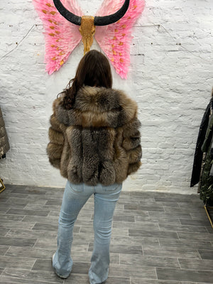 V.I.P Laura Jane Paris Saga Fur Luxury Coat ‘ Iyanah  ‘