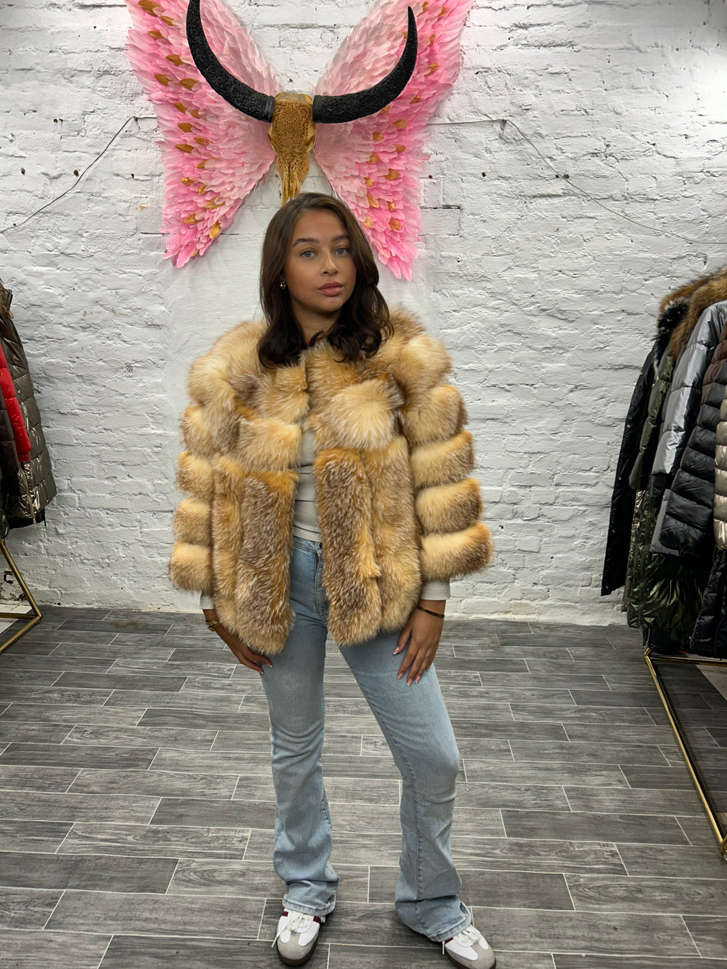 V.I.P Laura Jane Paris Saga Fur Luxury Coat ‘ Iyanah  ‘