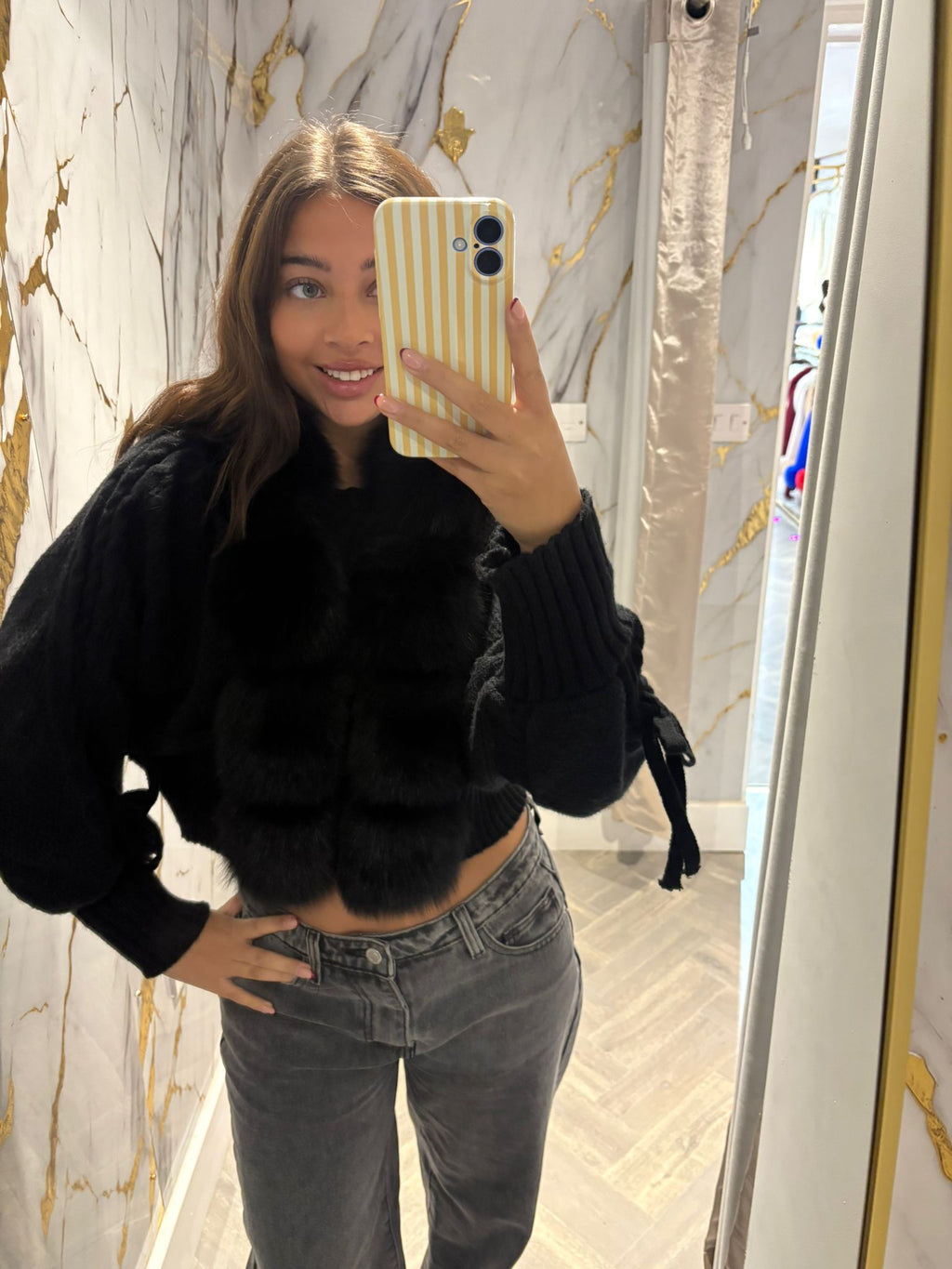 M1 Size Laura Jane Paris cardigan Courchel Royal Black